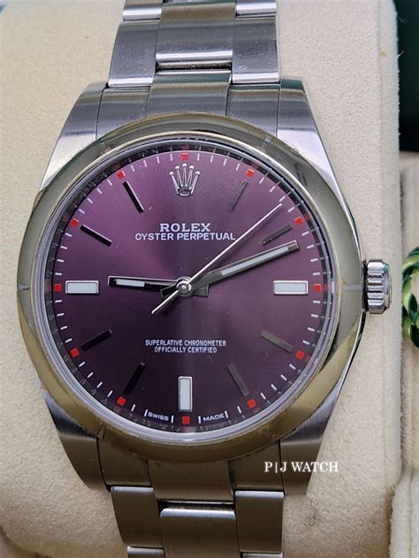 Rolex red grape 39mm